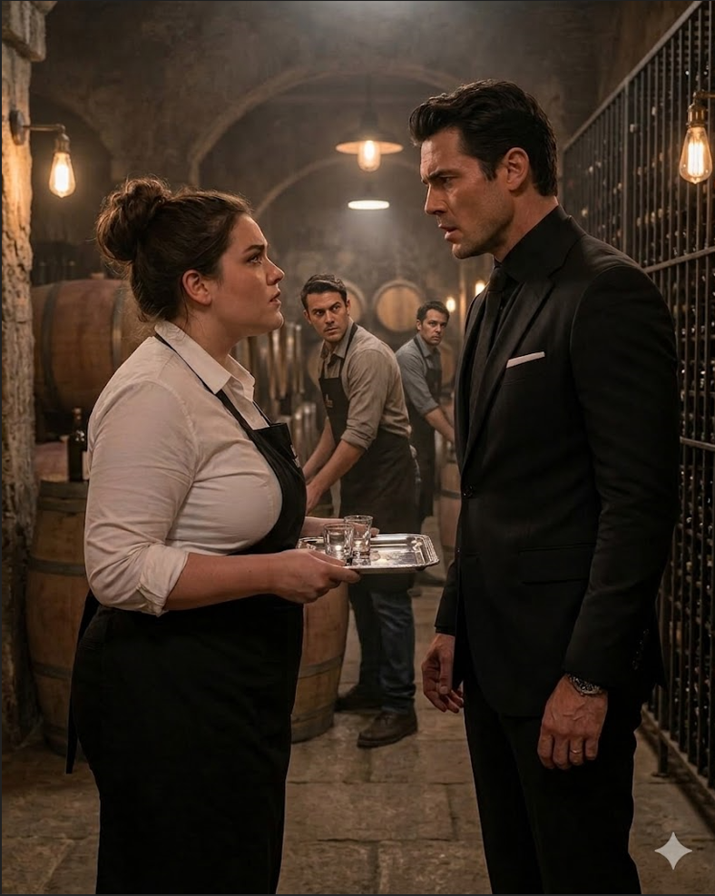 The mafia boss mocked the chubby waitress in Italian, until her words brought back his dead mother.