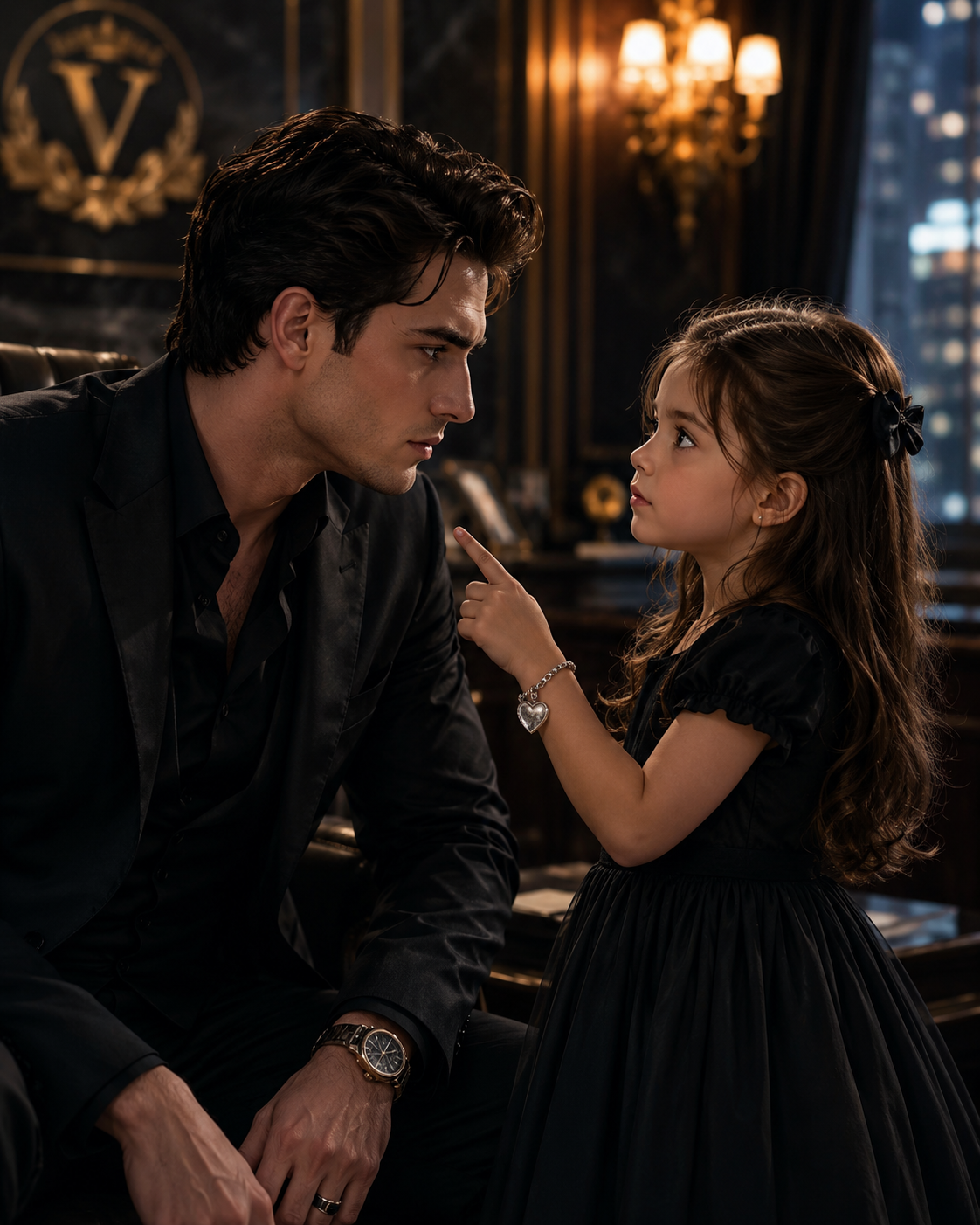 “Did Your Mother Never Teach You Manners?” — The Little Girl Mocked the Mafia Boss… Then Her Bracelet Shattered a 9-Year Lie