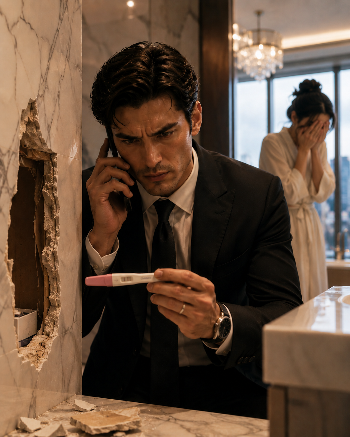 Three Years After He Divorced His Wife, The Tycoon Found A Pregnancy Test Hidden Behind The Bathroom Wall — And One Phone Call Proved The Betrayal Had Never Been Hers