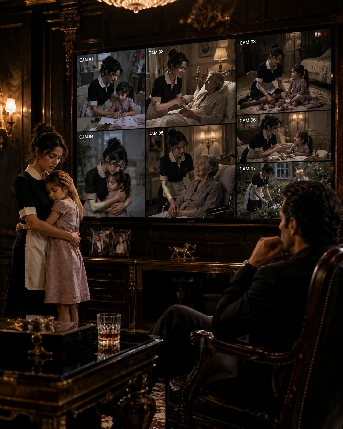 The Mafia Boss Put Hidden Cameras On His Maid To Find Proof Against Her — But What He Saw On Those Screens Made Him Feel The One Thing He Was Never Supposed To Feel