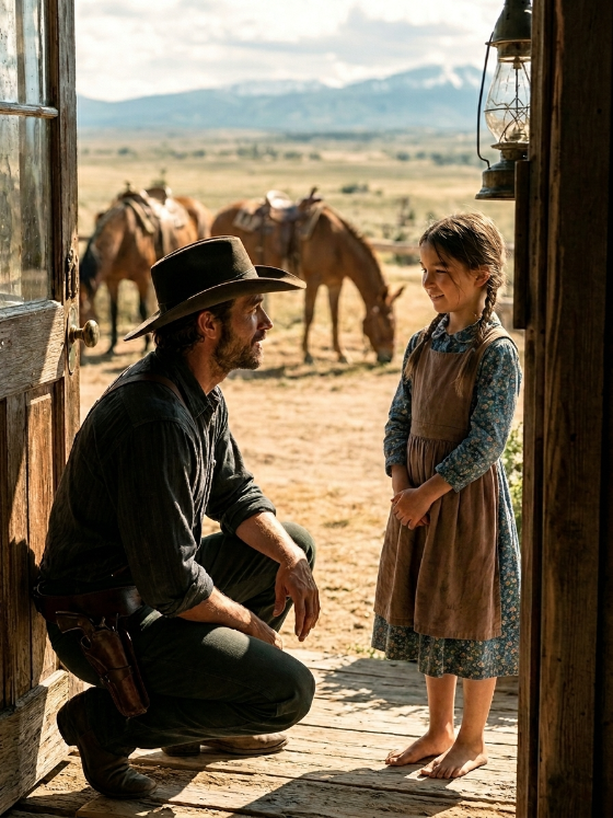 She Was Only 10 Years Old, Barefoot in the Cold and Barely Standing, When She Looked Up at the Silent Man Who Had Not Opened His Door in Three Years and Said “I Can Work, Sir,” as if Those Four Words Were the Only Thing Keeping Her Alive.