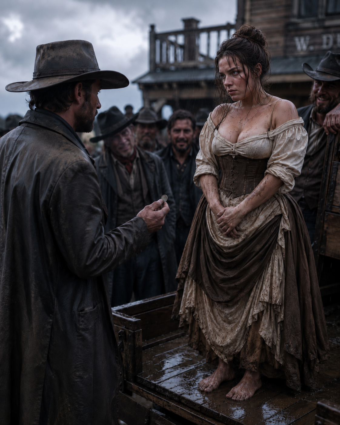 Everyone Called Her Trouble, So He Paid Twenty Dollars to Take Her Away—But When She Saved His Life and Asked If He Wanted Her to Stay, His Hardened Heart Finally Broke