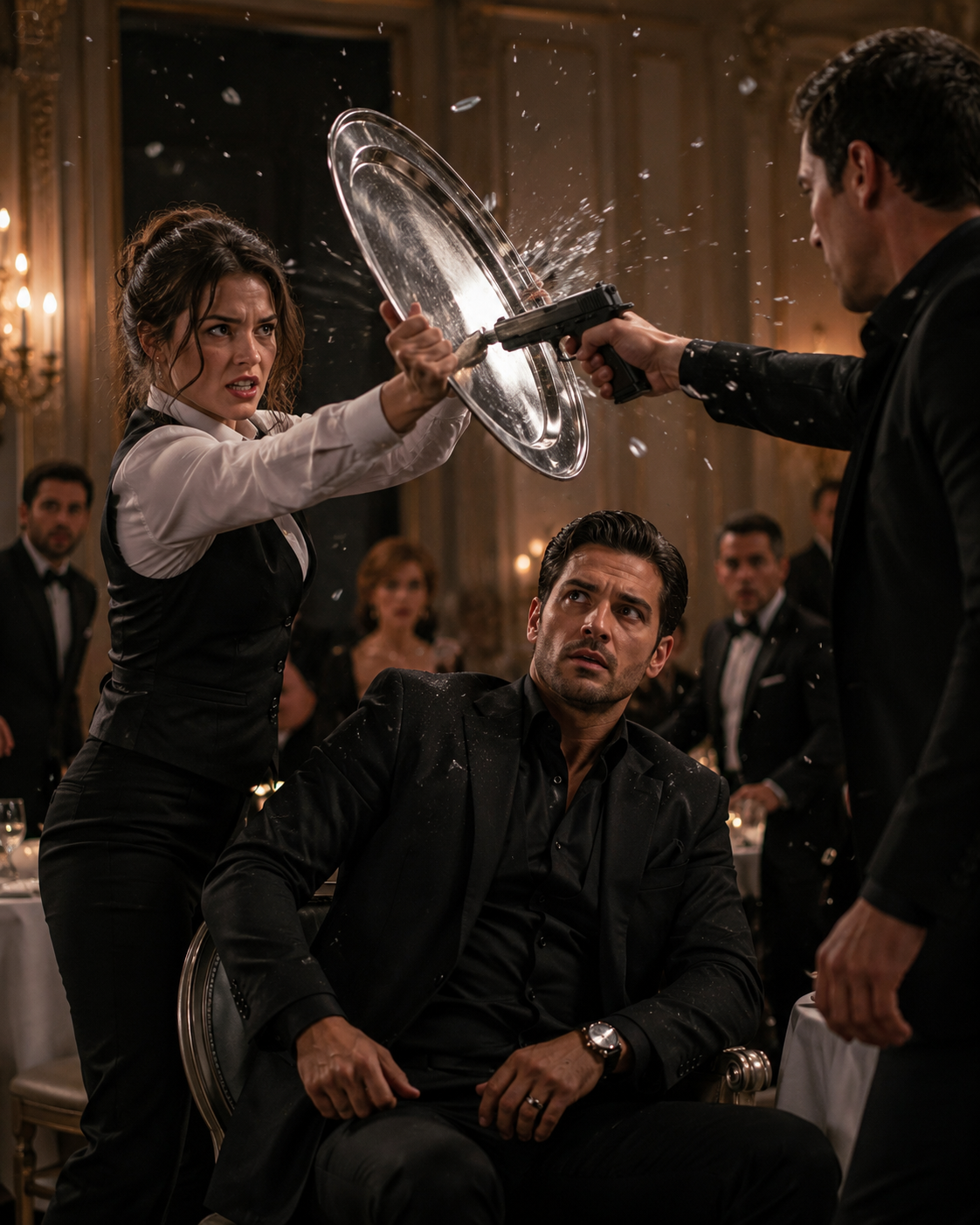 She Threw A Silver Tray At A Hitman’s Gun Hand And Saved The Most Dangerous Man In The City — Then He Found Out Exactly Who Her Father Was
