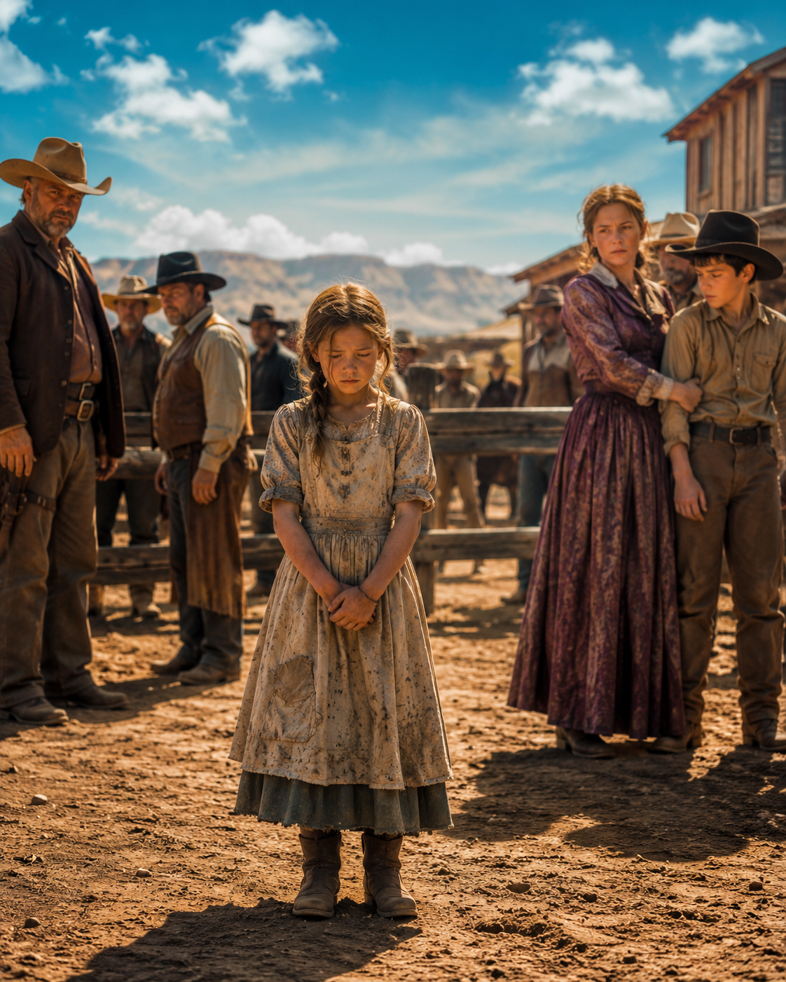 The little girl whispered, “Nobody chooses me” — then a lonely cowboy said something that changed her life