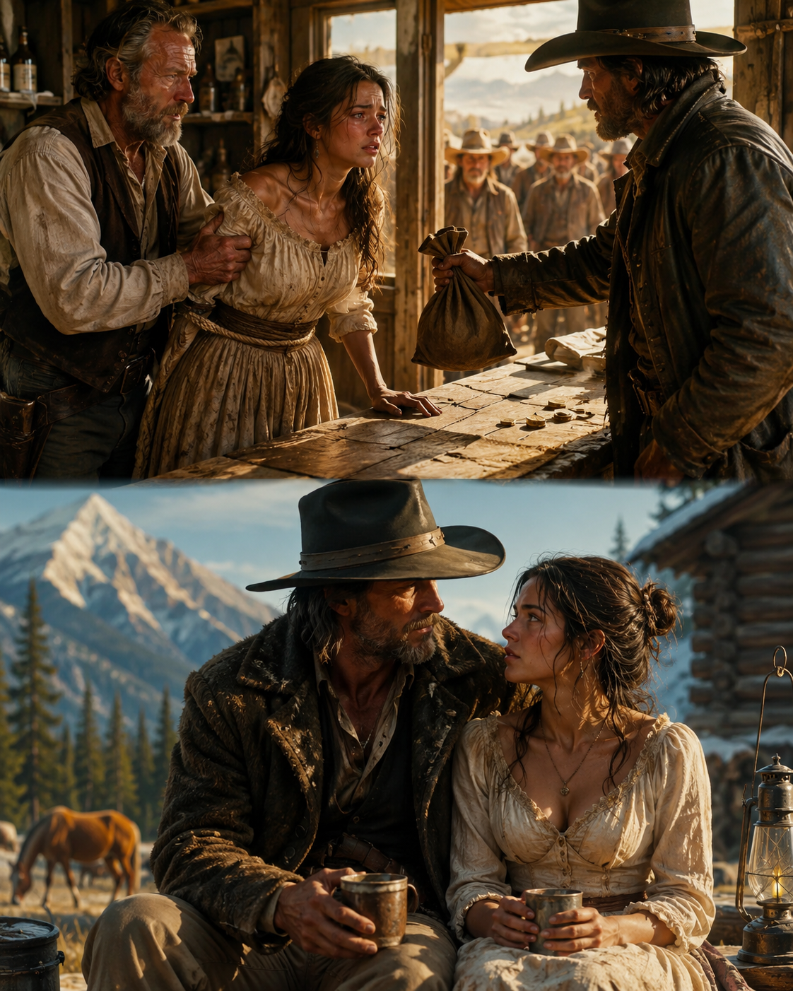 Her father sold her for gold on the store counter — but the mountain man who bought her said he wasn’t buying a wife at all