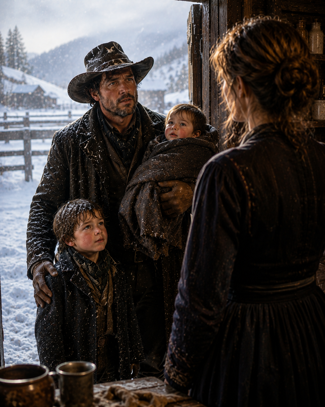 “Give my kids milk, i’ll fix your ranch” — the stranger who became a dying widow’s only hope