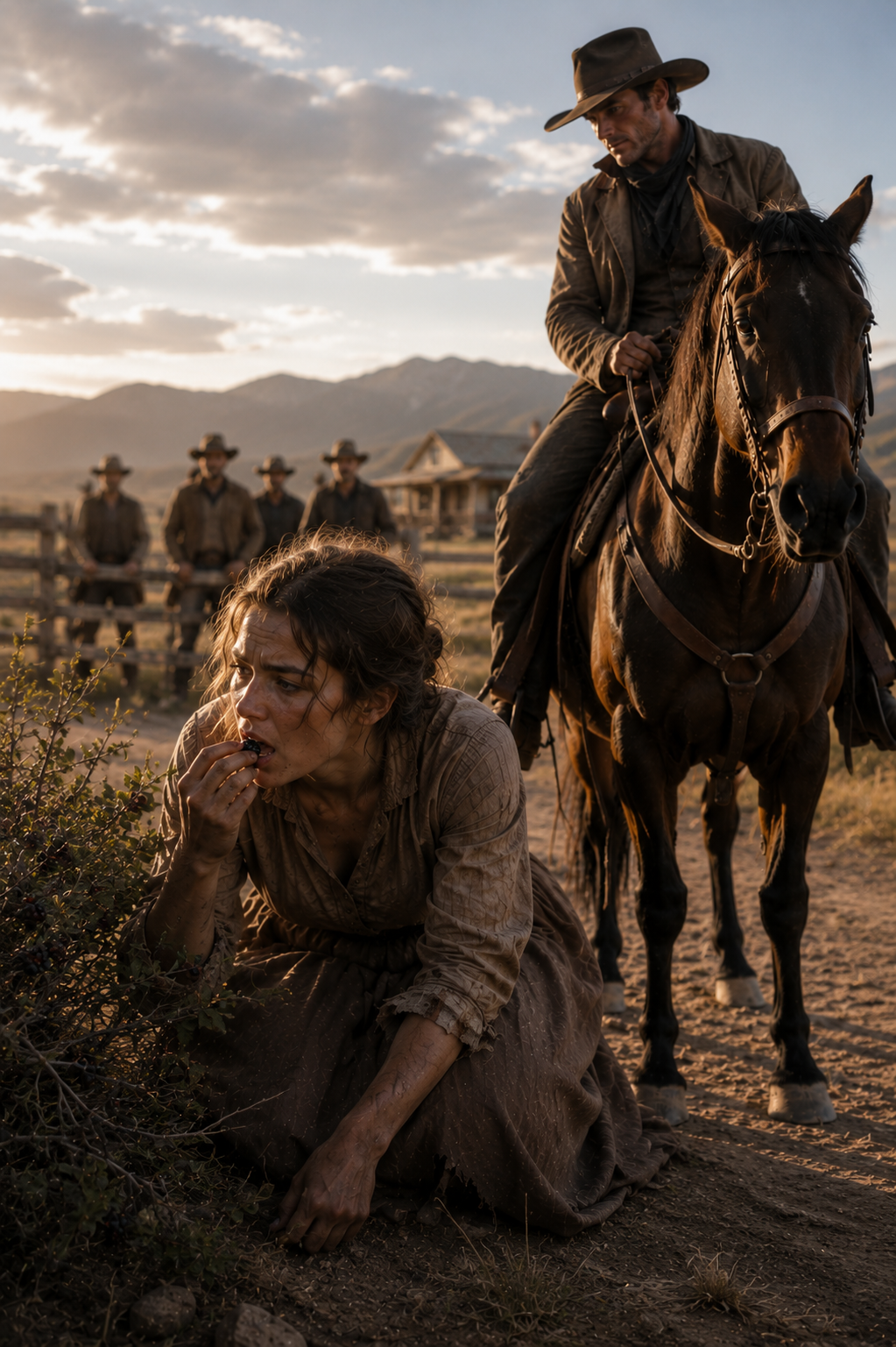 A starving widow asked for nothing but food — the rancher who fed her didn’t know she’d save his ranch from ruin