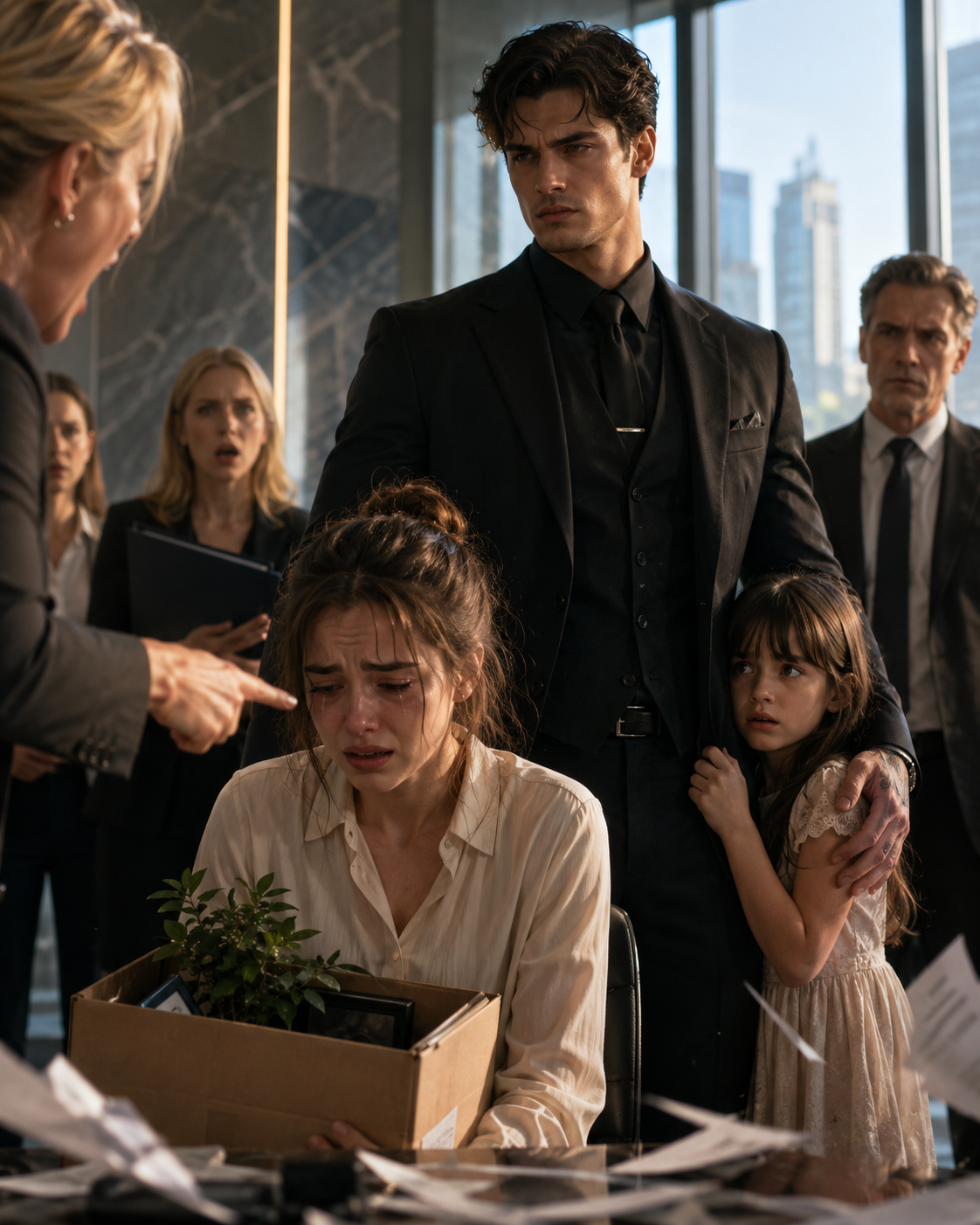 The mafia boss watched them fire her for saving his autistic daughter — then he walked in and burned the whole store down.