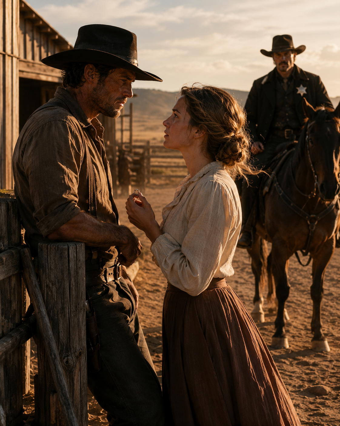 A lonely rancher said yes to a stranger’s sudden marriage proposal — then learned the town’s sheriff would burn everything to stop the wedding