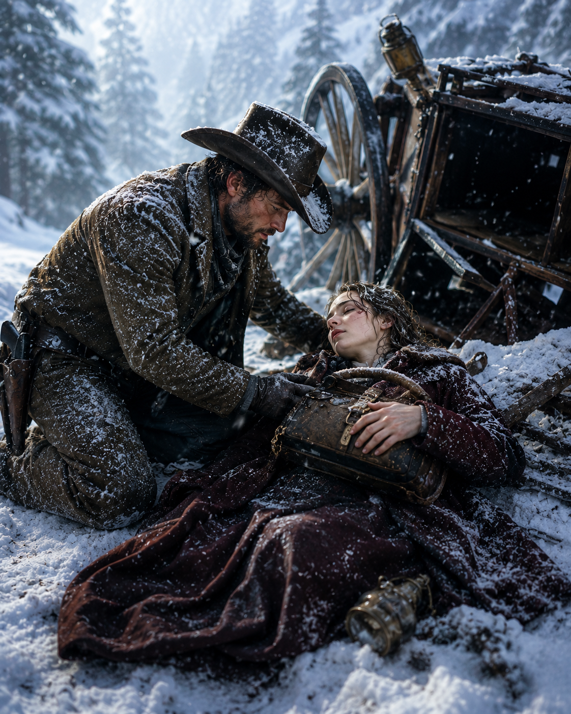 A cowboy saved a dying stranger in a blizzard — he had no idea she owned the largest ranch in the territory