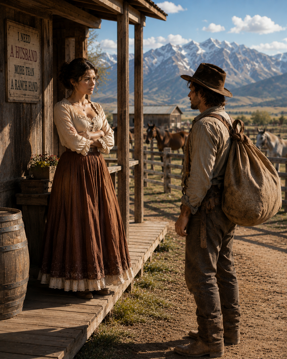 He Asked for a Job… She Said, “I Need a Husband More Than a Ranch Hand”—What Happened Shocked Him!