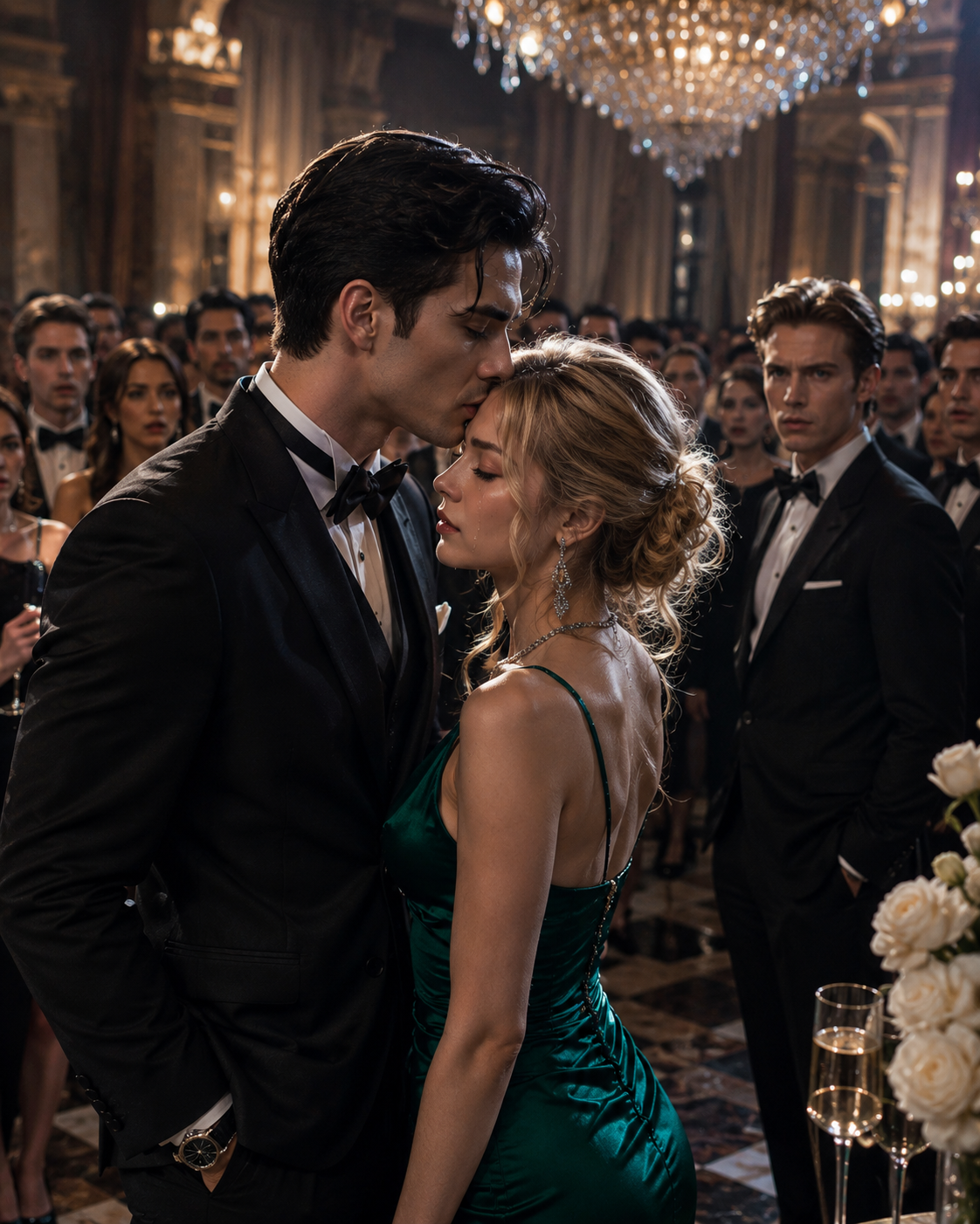 The stranger kissed her in front of three hundred guests — then told her fiancé to watch what he’d just lost