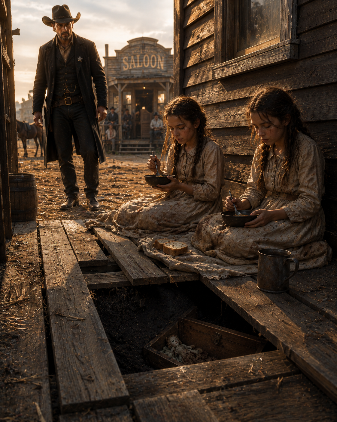 Two Orphan Sisters Dug Through Trash Each Morning—Until a Broken Man Followed Them and Unearthed a Murder Hidden Six Feet Down