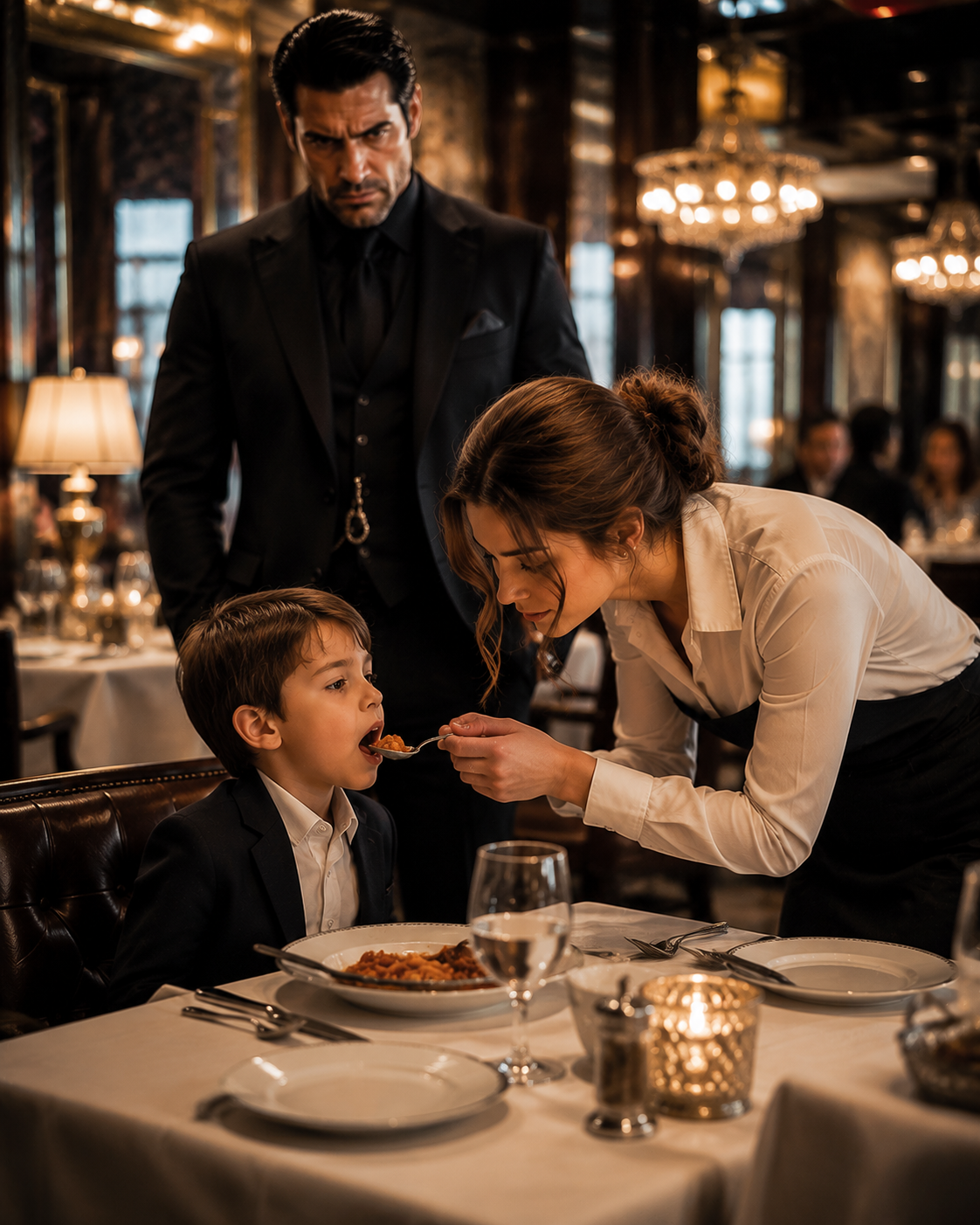 The Crime Boss’s Silent Son Wouldn’t Eat For Six Days — Then A Broke Waitress Broke Every Rule In The Room