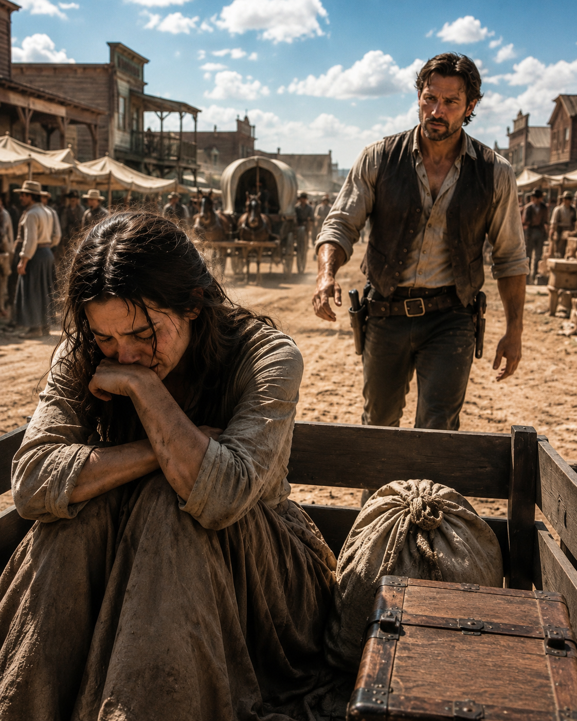 Her own brother called her a joke nobody wanted to keep and shipped her off to a stranger three hundred miles away — she expected another man who’d look at her the same way, but instead, she found one who looked at her like no one ever had.