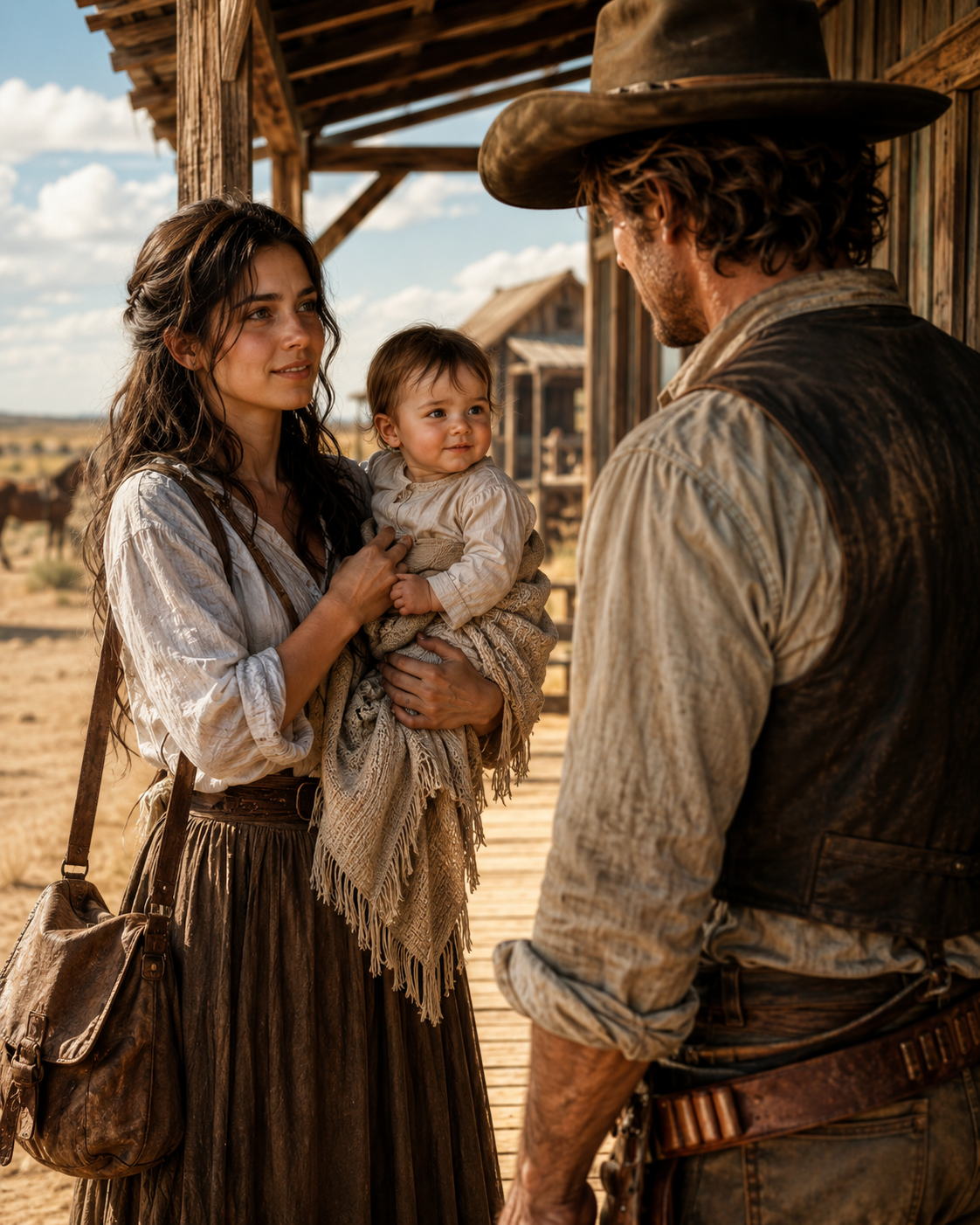 A rancher wrote “I can never father a child” in his marriage ad — then his bride told him she was expecting.