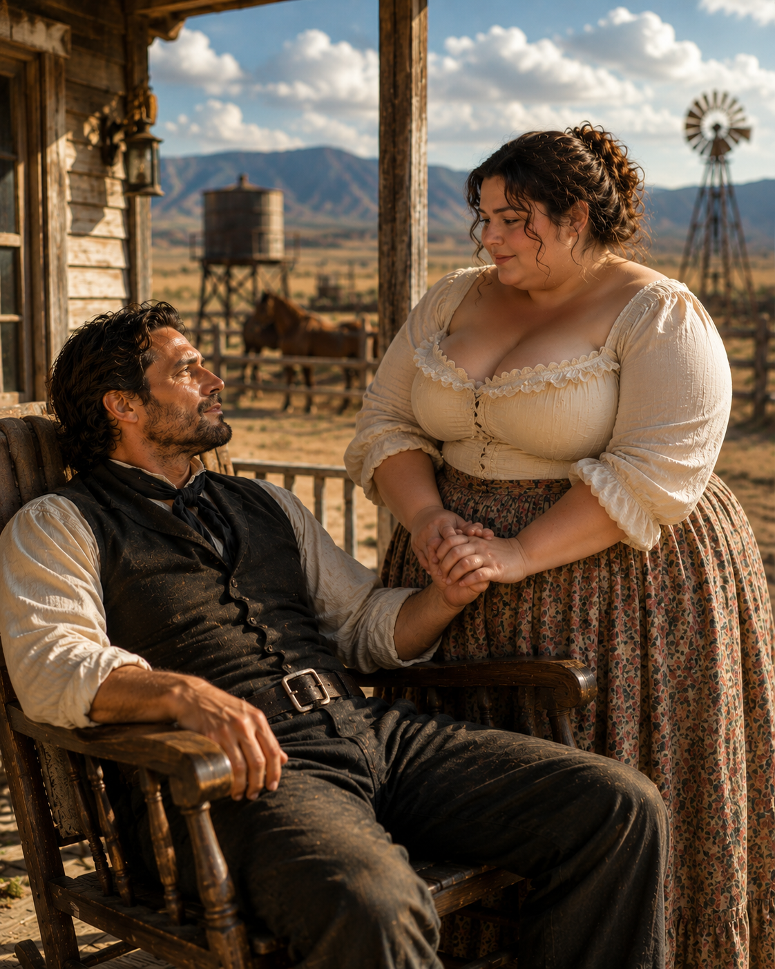 Told she was too big and too poor to ever be chosen — then a dying mountain man walked in and offered her everything he owned