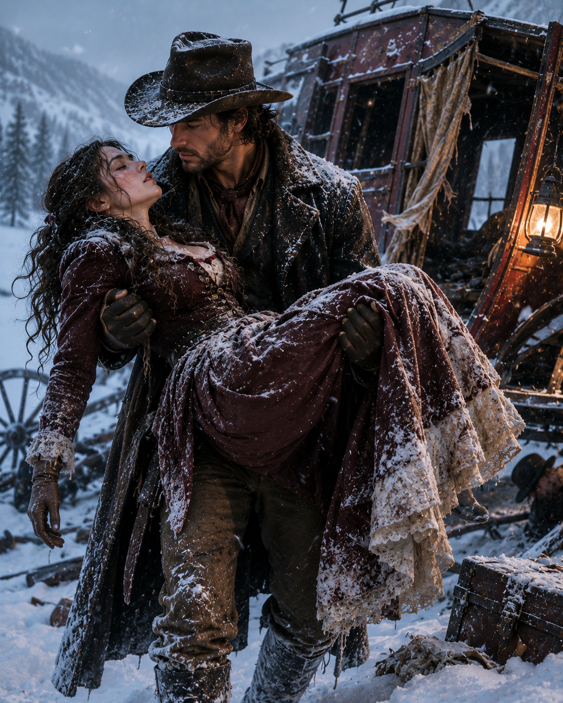 Everyone in Town Whispered About Her Until a Solitary Mountain Man Found Her Broken in the Snow—Then Warned Her “I’m Dangerous”